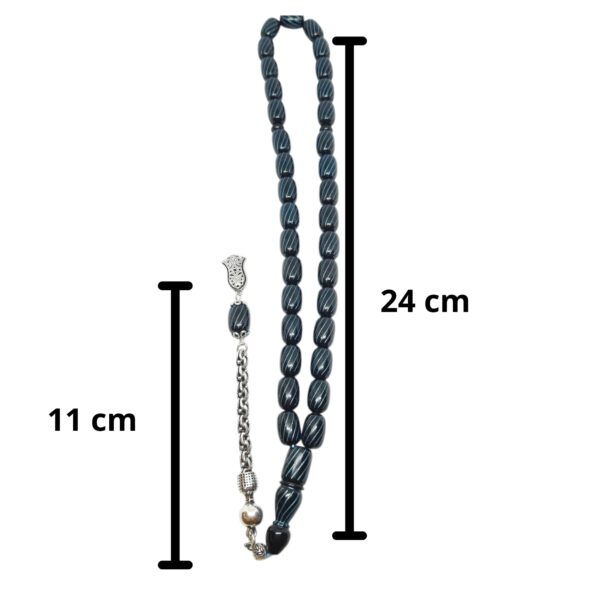 SIKMA KEHRİBAR LAZER KESİMLİ TESBİH